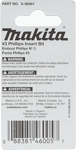 Miniatura 4 de Makita Impactx #1 Phillips 1 Broca de inserción