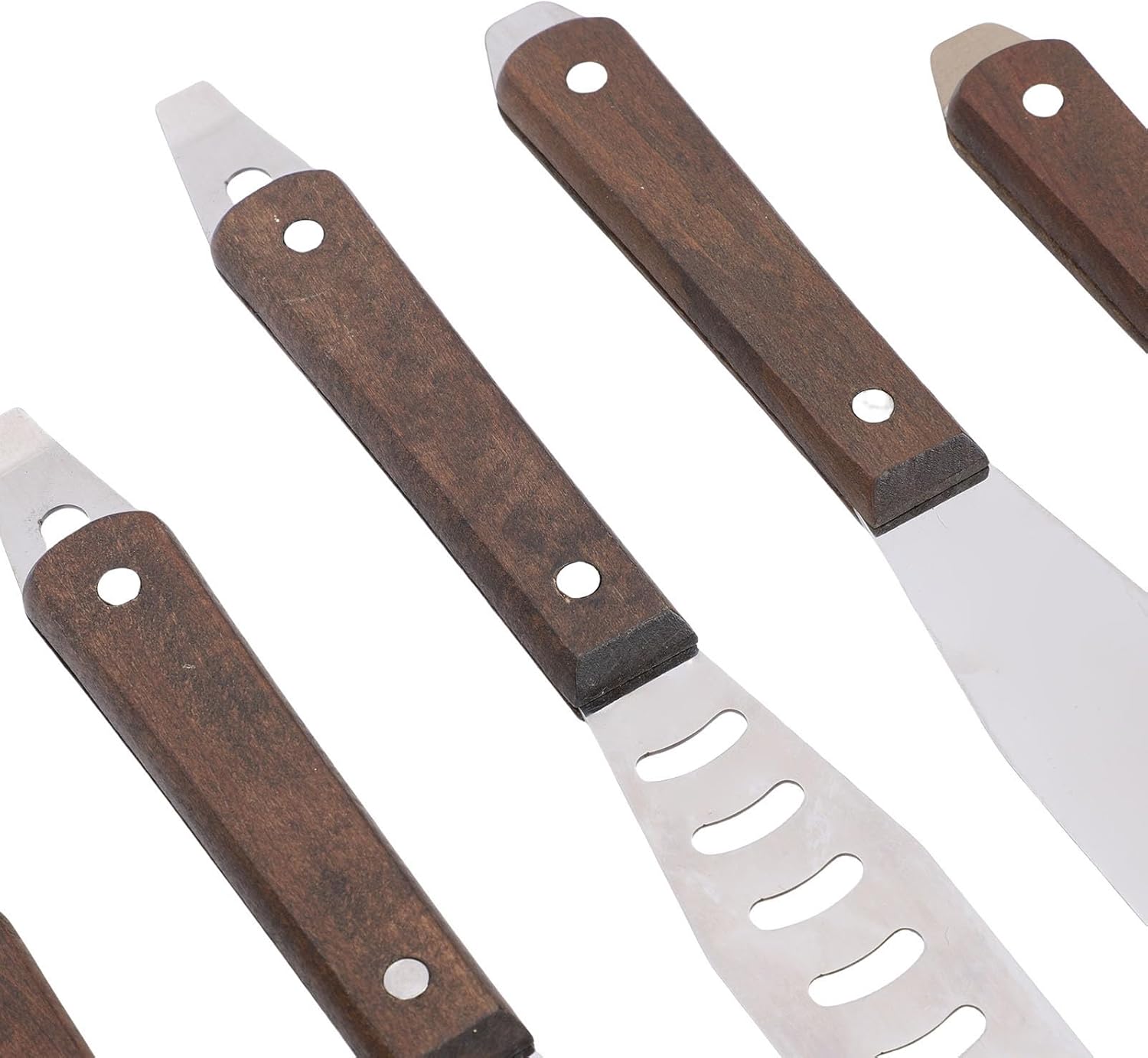 Straight Icing Spatula, Stainless Steel Cake Spatula with Beech Wood Handle for Spreading Frosting, Desserts, Pastries, Pies and Cakes