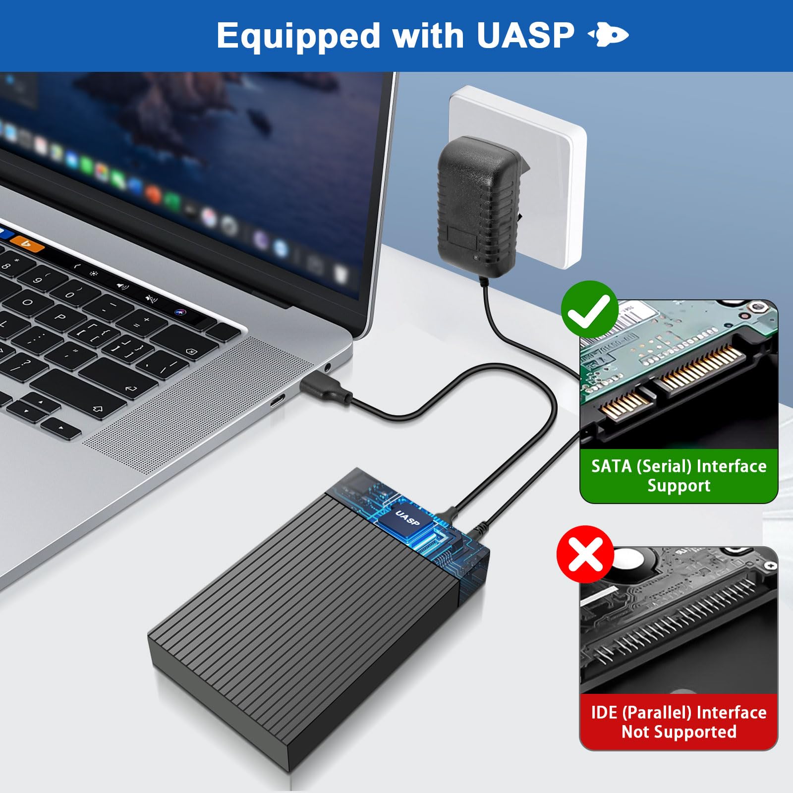 Gbformat Boitier Disque Dur 3.5, 6Gbps Station D'accueil