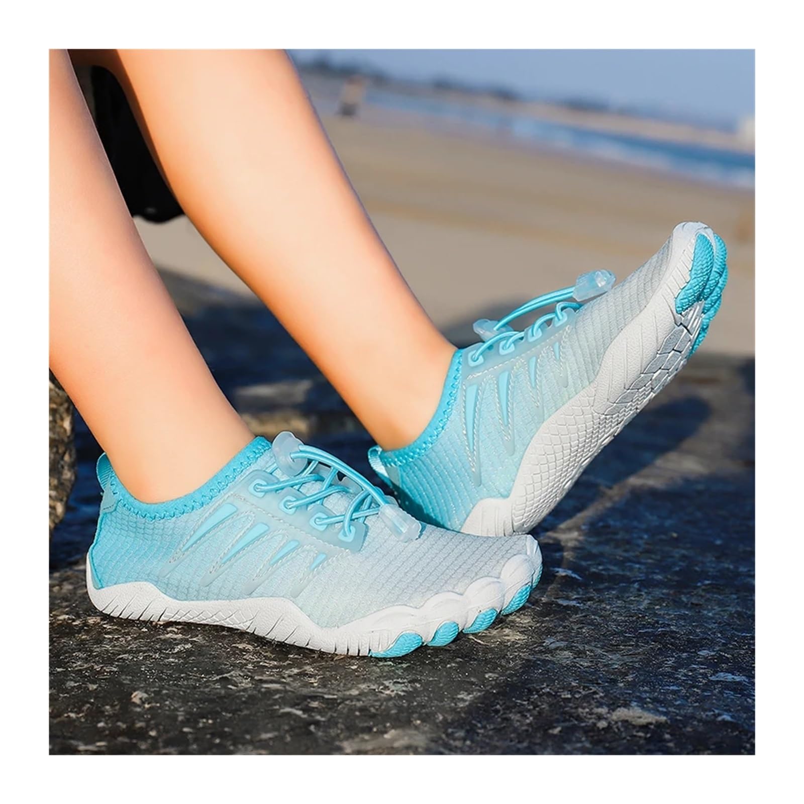 Zapatos acuáticos for niños y niñas: Zapatillas Descalzas de Secado rápido for Playa, río y natación al Aire Libre.(Pink,28)