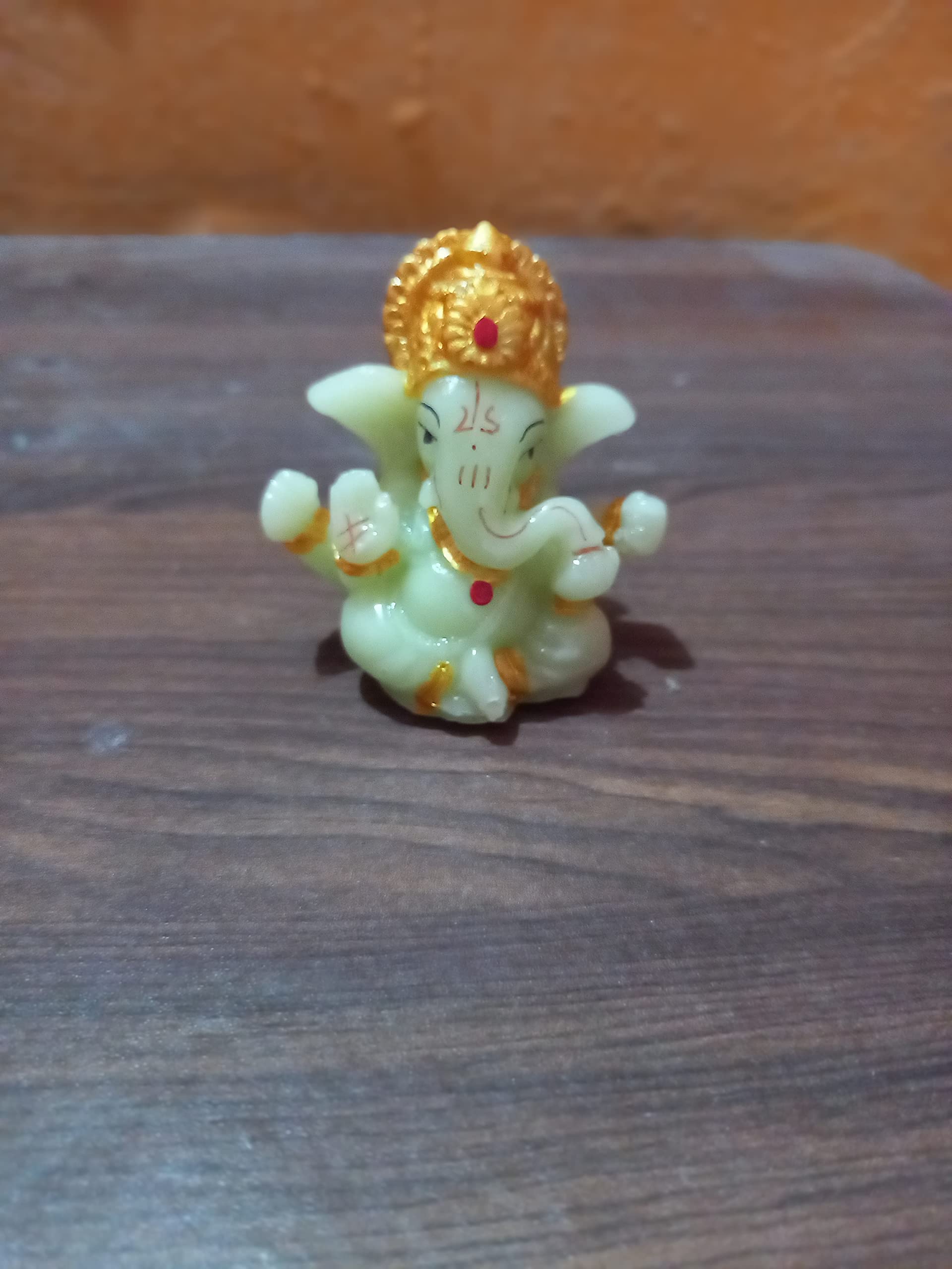 Buy SHARVIL Ganesh Idol Car Dashboard Hindu Ganesha Statue Elephant