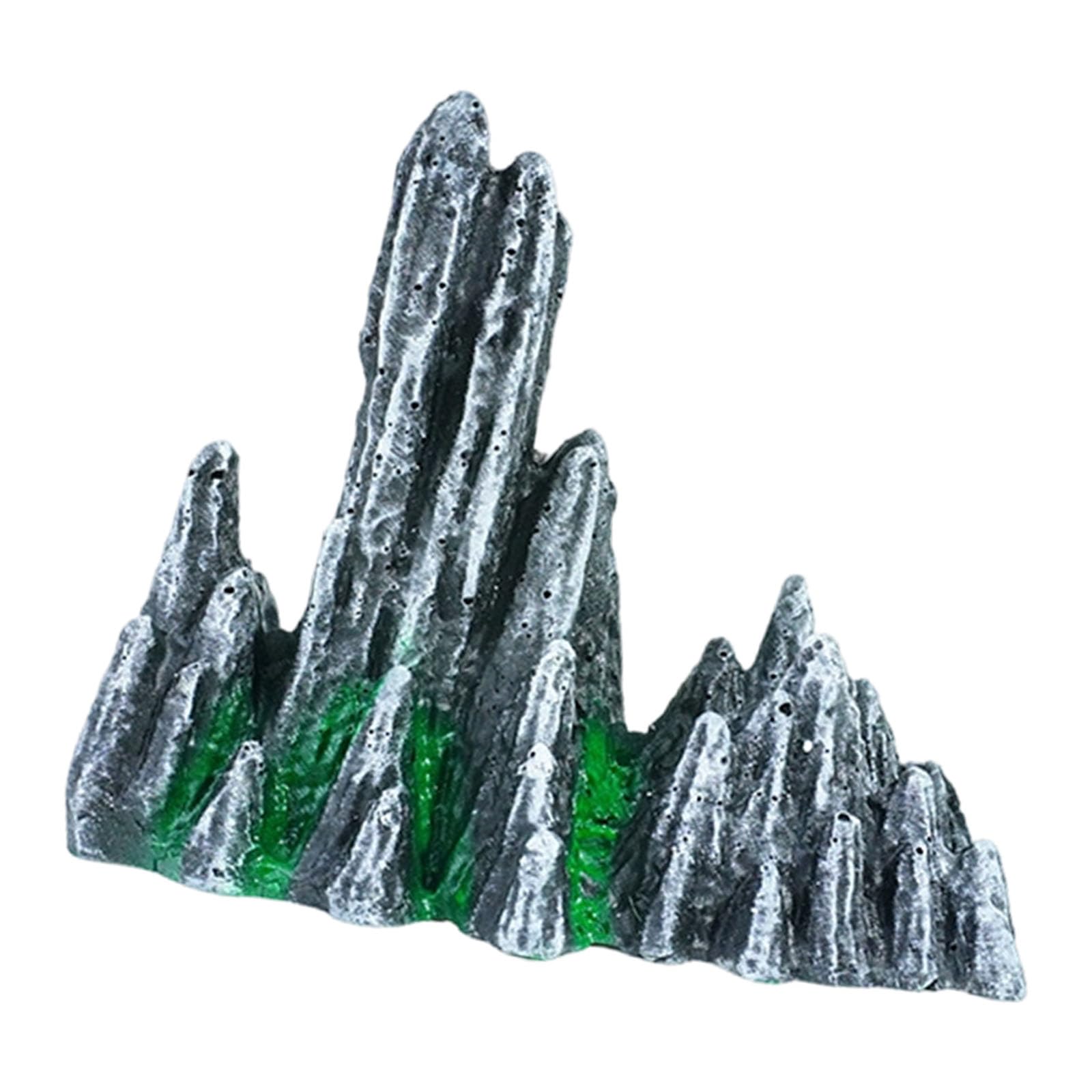 Osniyaw D Resins, Aquariums, Accessories, Miniature Rock Mountain Sculpture For Aquariums, Landscaping, Model Ecoration, Ornament, Aquarium Rock Mountain Ecorations