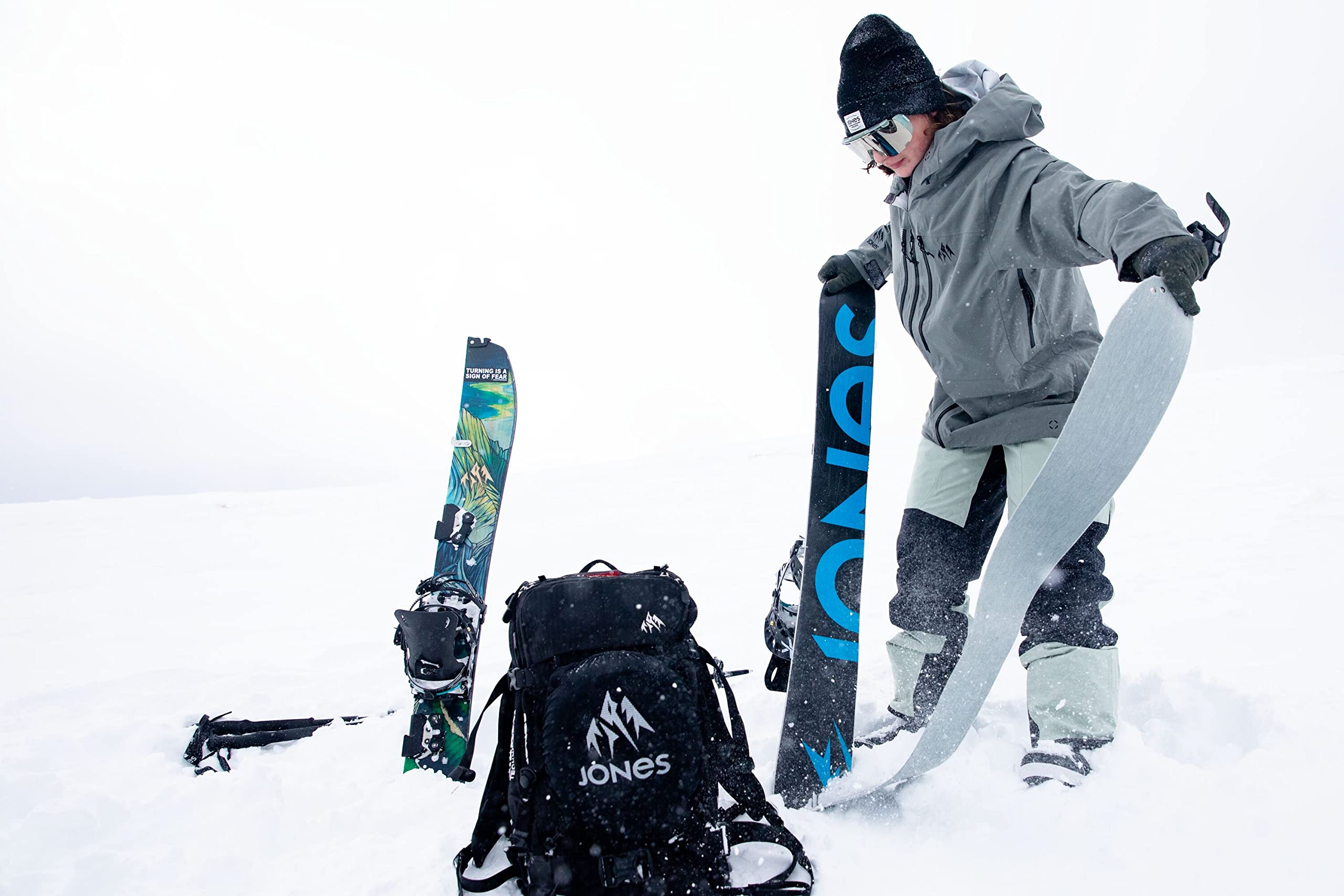 Jones Pelli splitboard Quick Tension, D