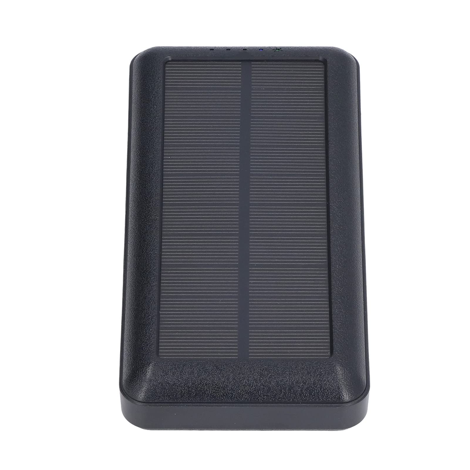 Fonte di Energia Solare Portatile Power Bank 30000mAh con Pannello Monocristallino e 2 Luci a LED Cavi Integrati e Supporto per Telefono per Viaggi in Campeggio Ed Escursionismo