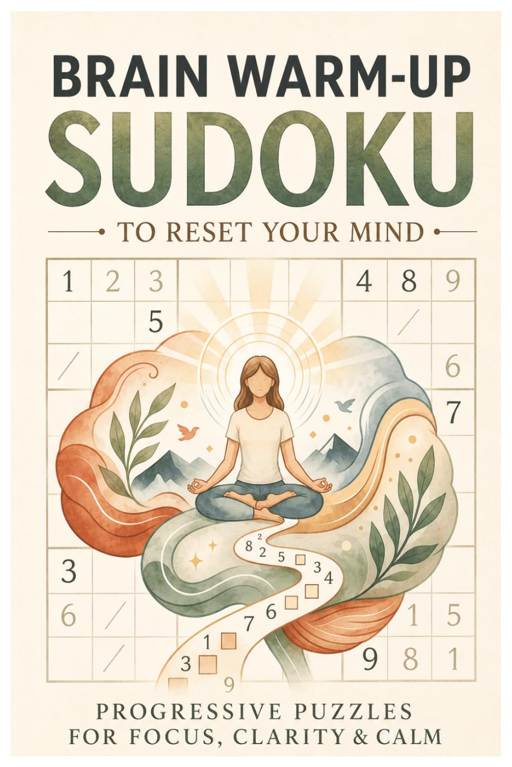 Brain Warm-Up Sudoku Puzzles: Simple Puzzles for a Calm and Focused Mind