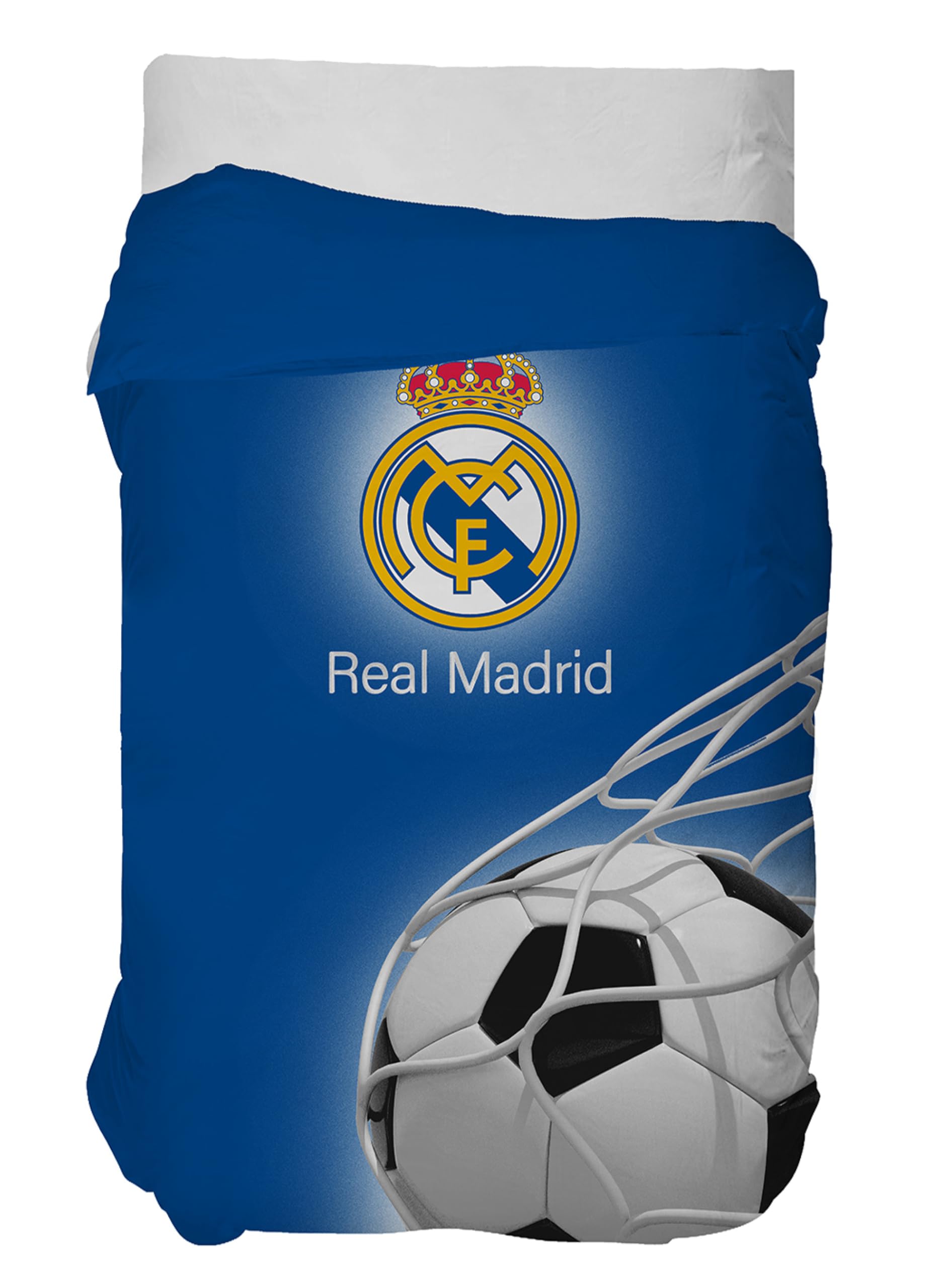 ASDITEX Edredón de Cama con diseño de Real Madrid (Cama 90)