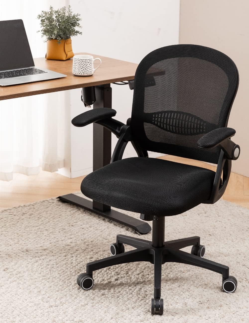 Office Chair Mesh Computer Chair Home Office Task Chair with Flip up