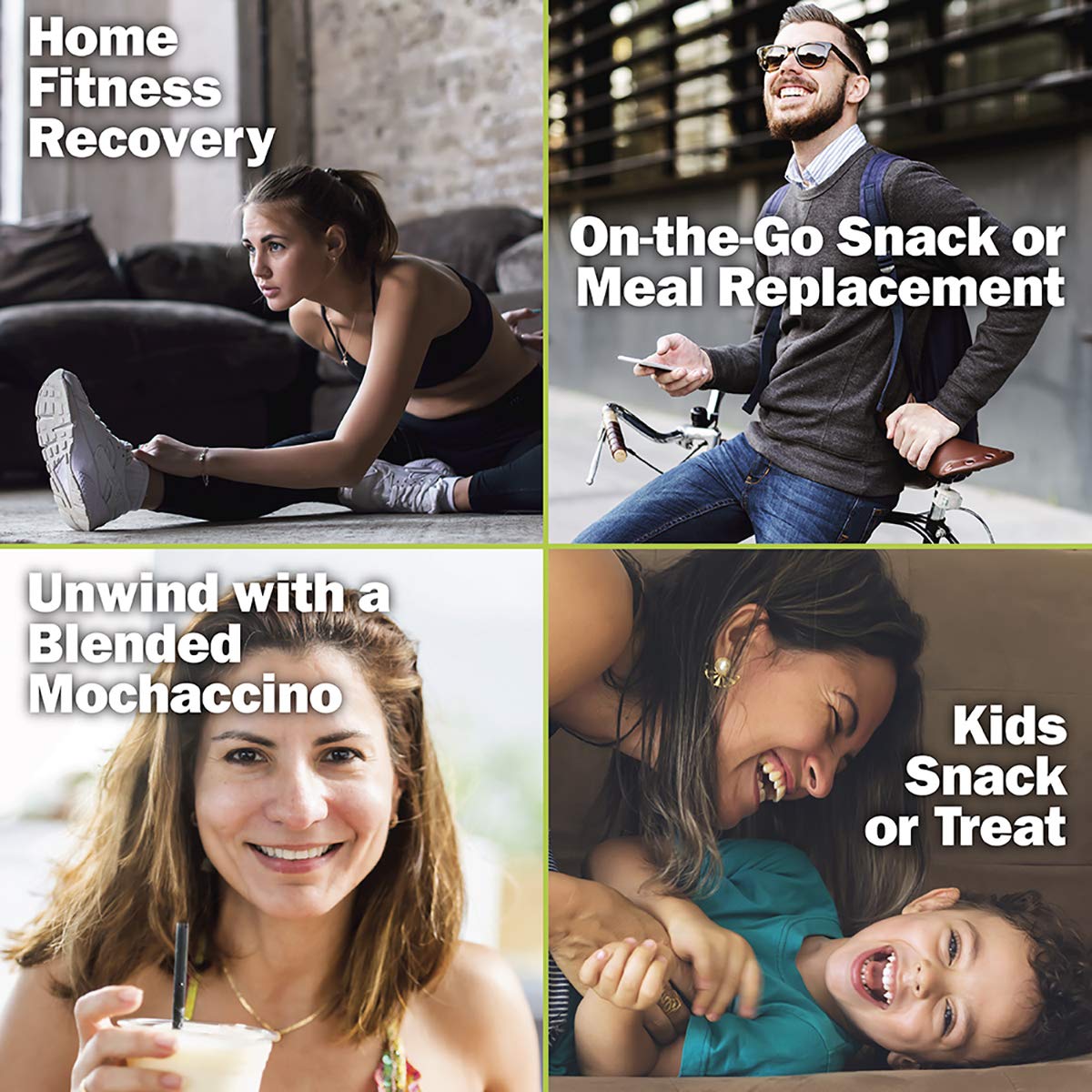 DrinkFit Smoothie Mix Meal Replacement Shakes Protein Powder Blended Smoothies Gluten Free Cream Base- 5 lb Powder Bag — view 4