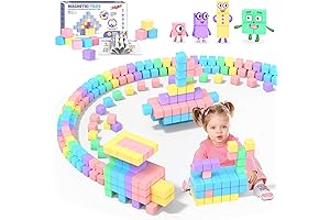 45pcs Magnetic Blocks Building Cubes for Toddlers
