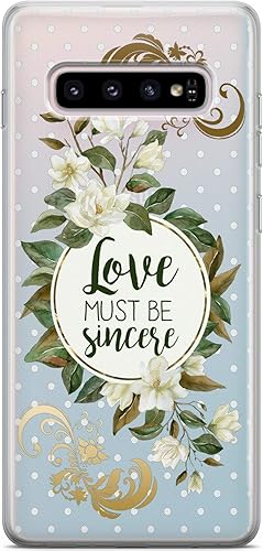 Miniatura 7 de Mertak Funda compatible con Samsung Galaxy A73 A72 5G A71 A70 A53 A52 A32 A50 A21s Romanos 129 Floral Slim Love Bible Verse TPU cita Funda de