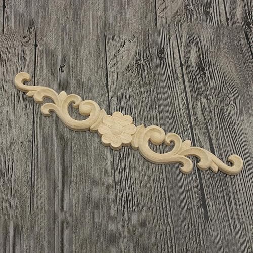 Miniatura 7 de Healifty 2 piezas de ménsulas para encimeras de puerta, apliques de madera para decoración de madera, incrustaciones de madera, marco de esquina,