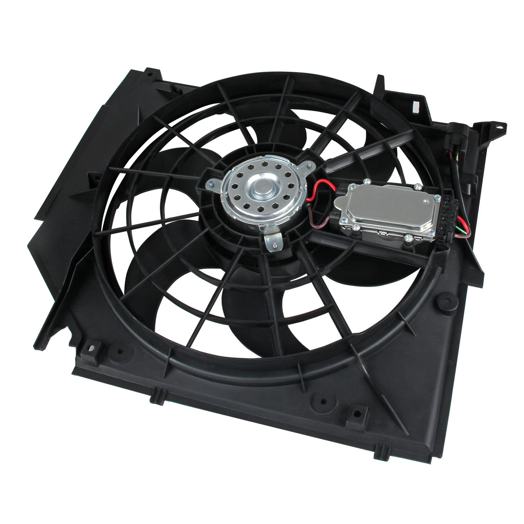 DOCAS Ventilador de refrigeración del motor 17117525508 | compatible para 3er E46 Touring 316i 318d 318i 320i 323i 325i 325xi 328i 330i Cabriolet Coupe 318Ci 320Ci 323Ci 1999-2006