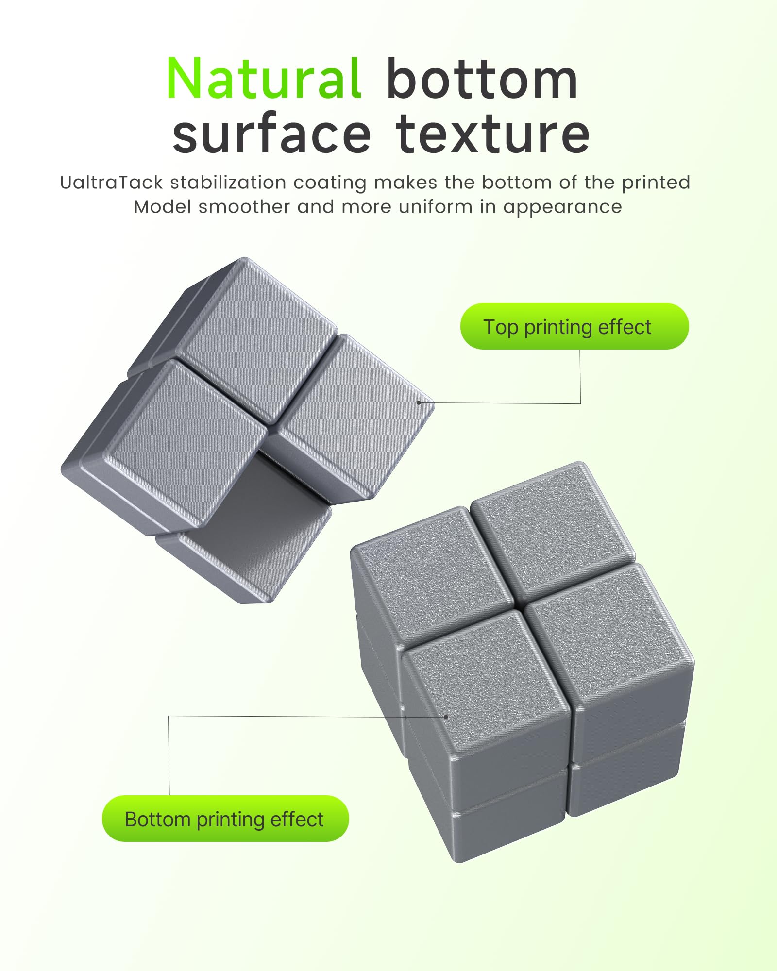 YOOPAI 2er-Pack Kalte Druckplatten für Bambu Lab - Blaue & Grüne Doppelseitige Kaltdruck Bauplatte 257x257mm - Inkl. AR-Code, Energieeffizient & Perfekte Haftung für P2S, P1S, P1P, X1C, X1E, A1
