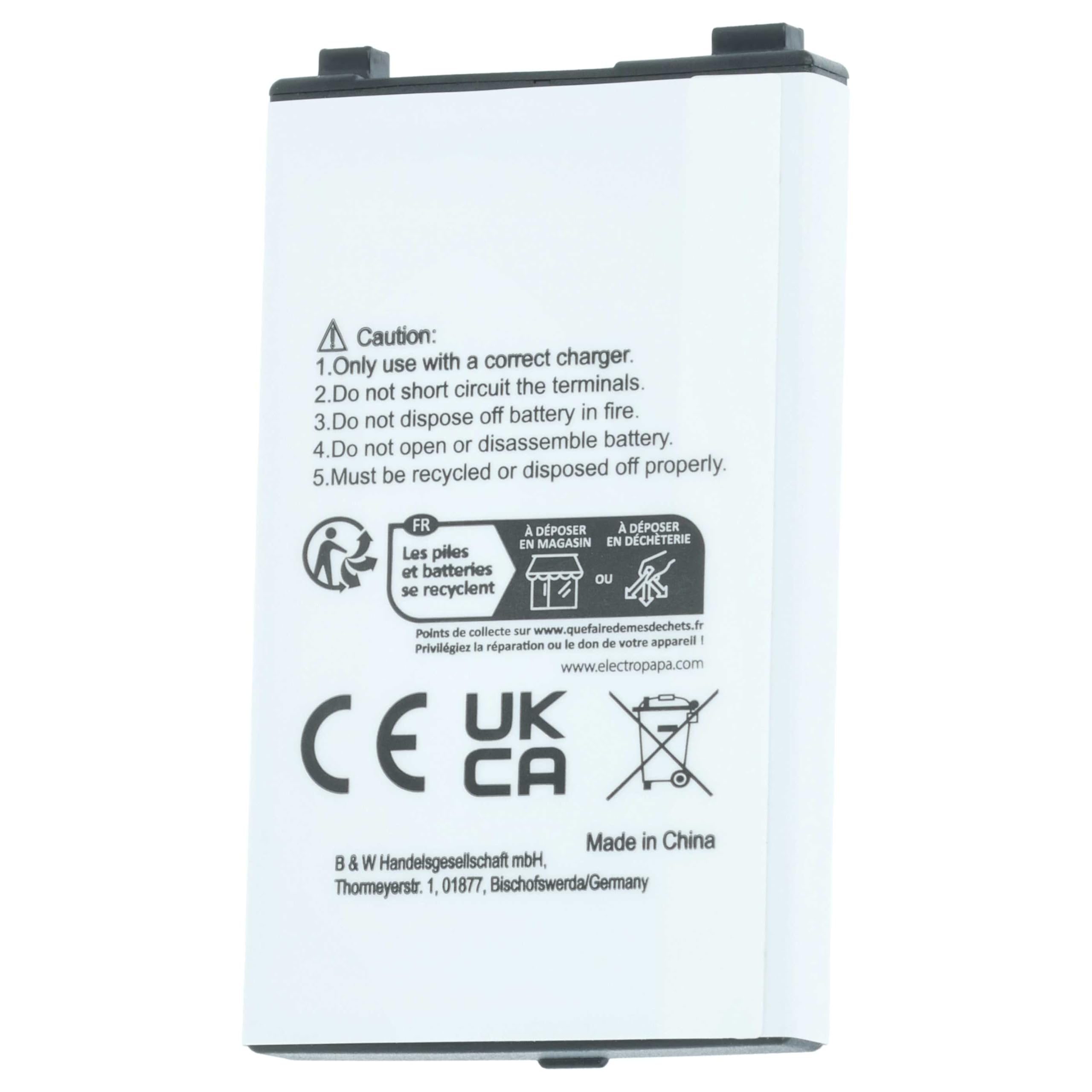vhbw 1 x bateria kompatybilna z Sony-Ericsson Z200, Z500a, Z500c, Z500i, T290i, Z200i, Z208, Z500, smartfon (850mAh, 3,7 V, Li-Ion)