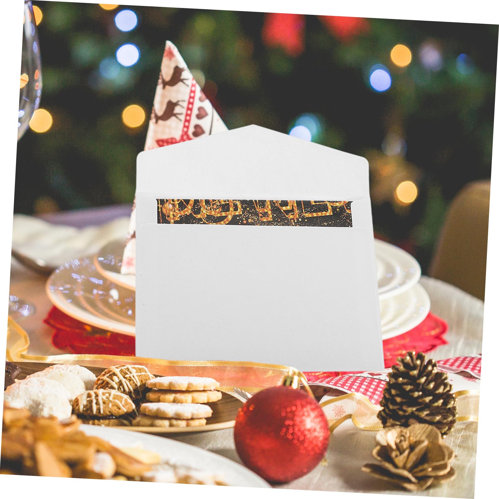 5 Sätze Neujahrsgrußkarten mit Umschlägen und Happy Year Stickern Vielseitige Faltkarten für Party Deko Familienfeiern und Persönliche Grüße Stilvolles Design Handschriftlich