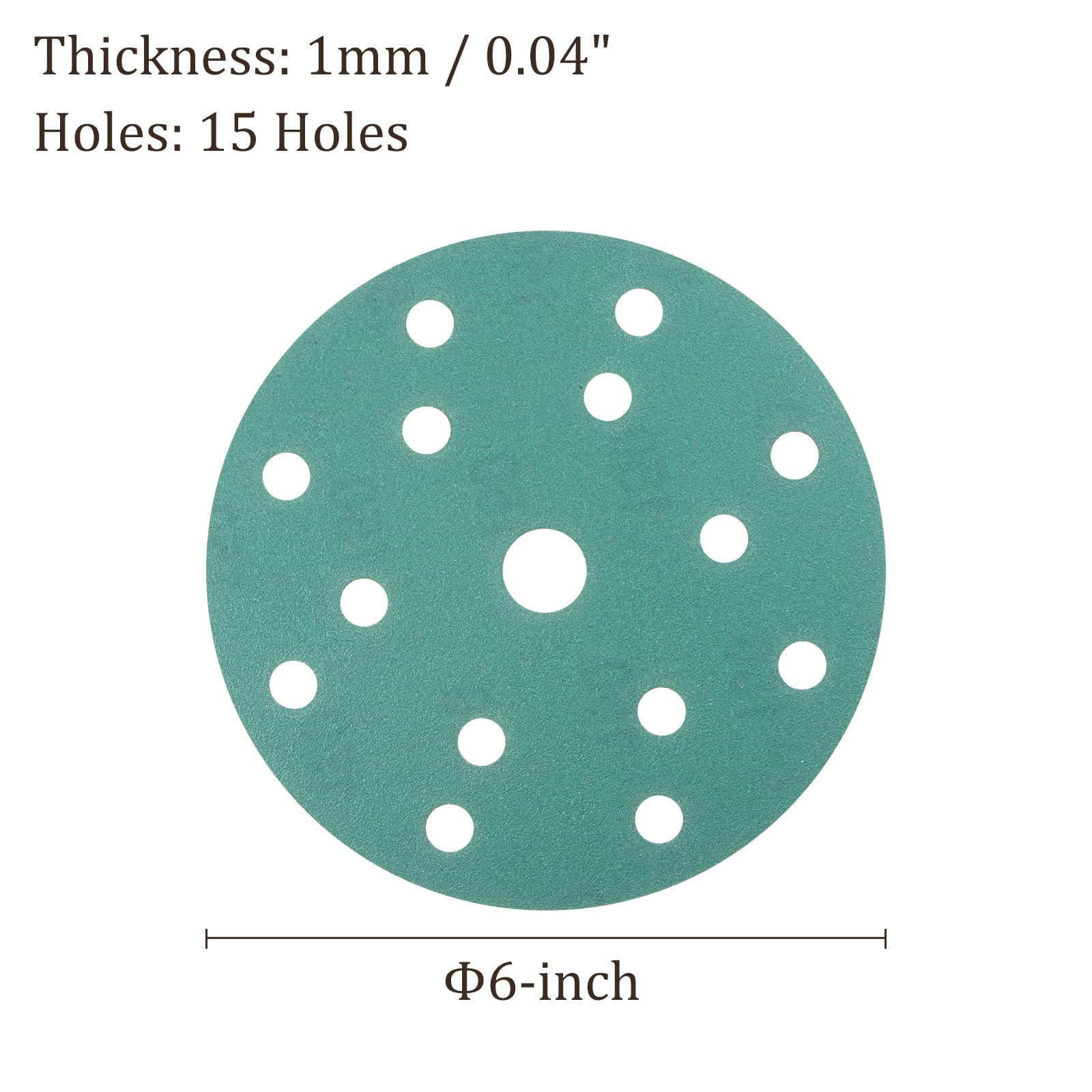 Kozelo 25pcs Green Film Sanding Discs - Image 3