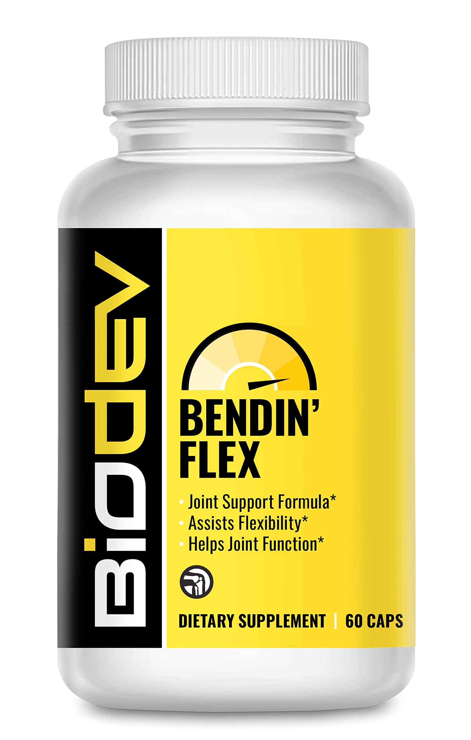 Bendin Flex- Joint Support Supplement- Joint Health Formula- Increase Mobility and Flexibility- Glucosamine Chondroitin Turmeric Msm Boswellia- Lubricates and Protects- 60 Fast Caps