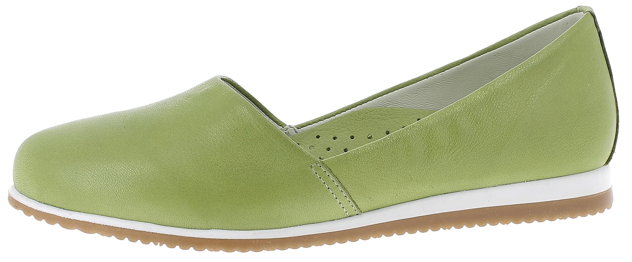 Andrea Conti Women's Damen Slipper Loafer, Kiwi, 3.5 UK