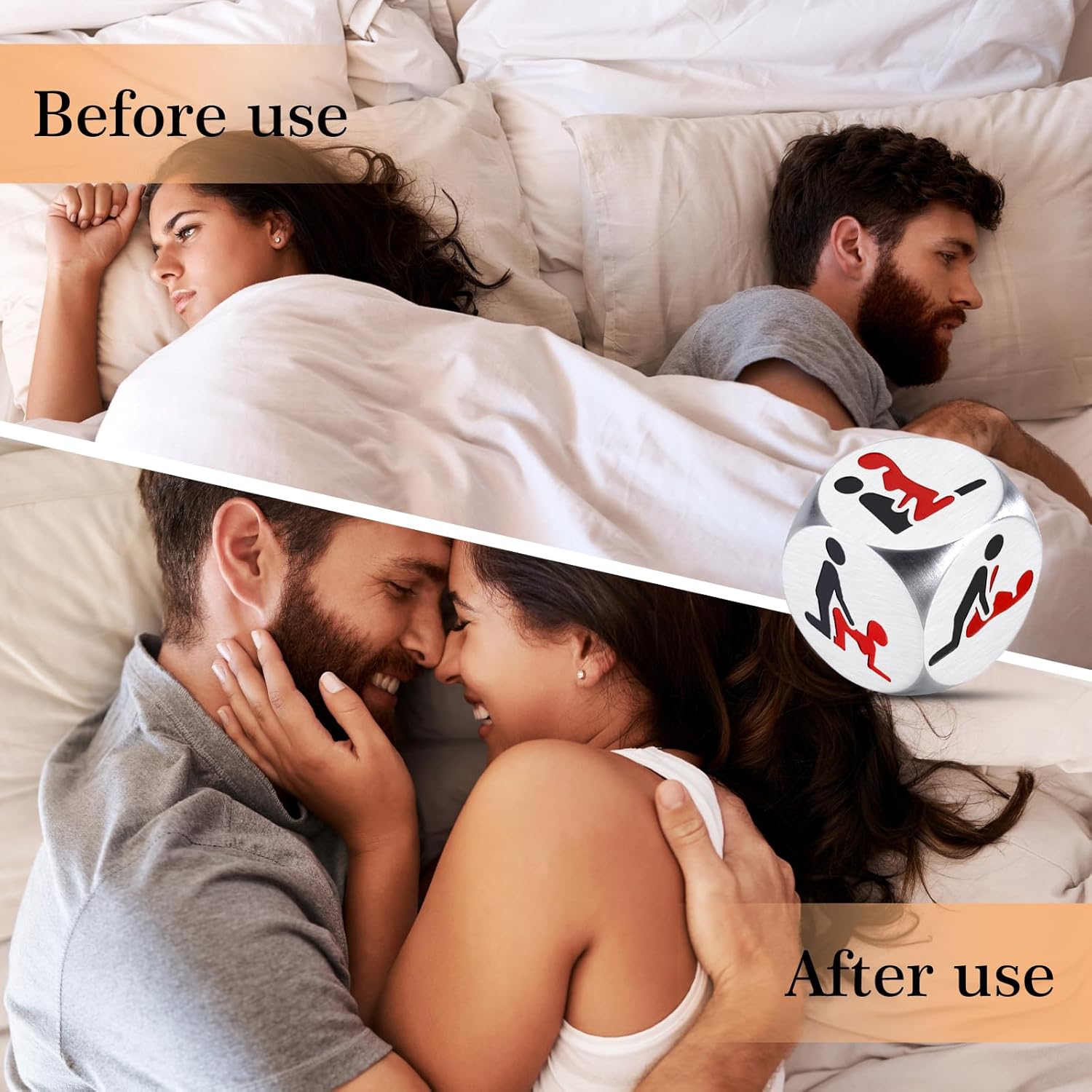 Sex Dice Valentine Day Gifts for Boyfriend Girlfriend Date Night Ideas Sex Dice Board Game Cool Unusual Gifts for Couples Easter Basket Stuffers for Women Men