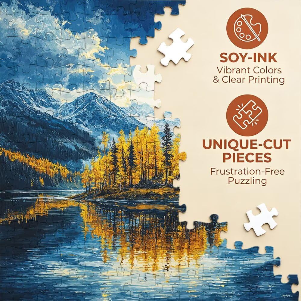 Puzzle 6000 sztuk, duże górskie drzewo puzzle dla dorosłych 6000, drewniane puzzle, klasyczne gry edukacyjne, niemożliwe wyzwanie, rodzina gier, kreatywny prezent DX0YL1-180