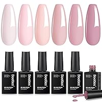 Vista 23 de Beatles Colección Coffee Cafe - Juego de esmaltes de uña de gel en colores marrón, neutro, beige, malva, perfectos para el otoño/invierno, kit