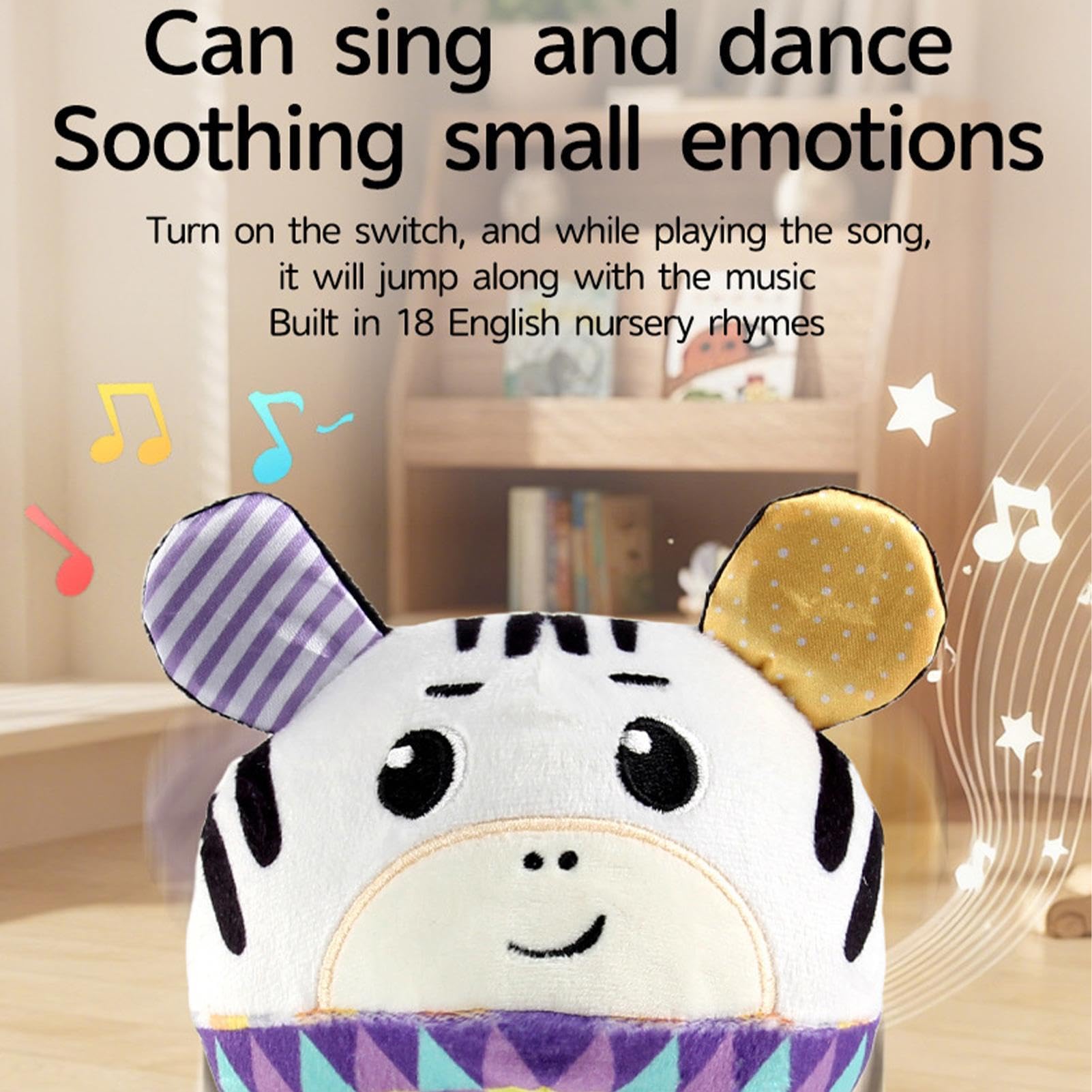 Peluche Giocattolo Musicale Interattivo Di Stimolazione Sensoriale