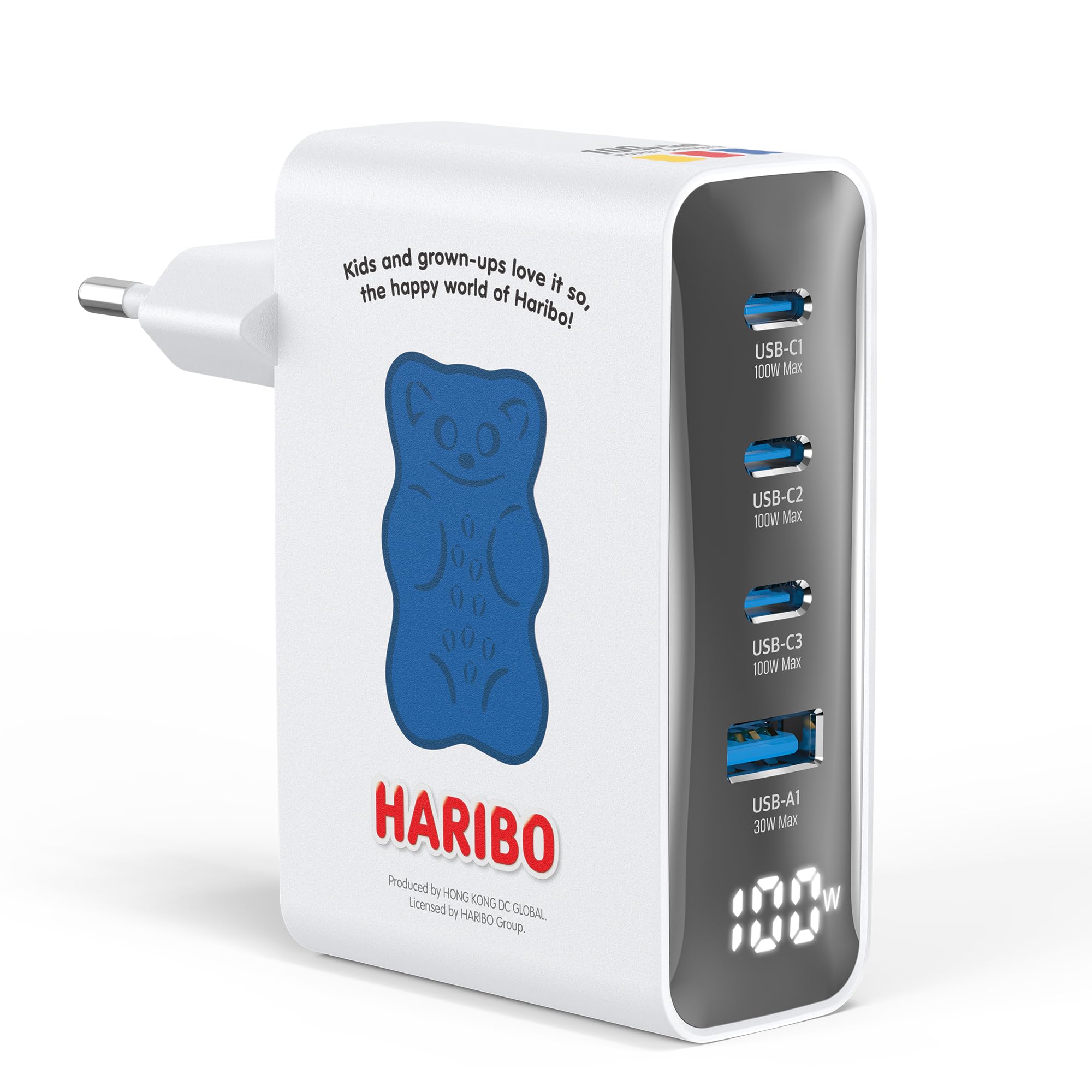 Haribo 100W USB C Ladegerät, 4-Port