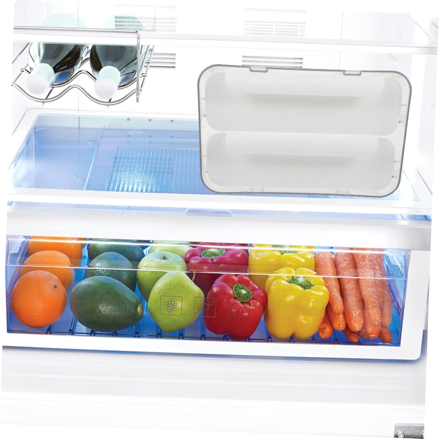 jojofuny Double-Layer 32 Grids Drawer Type Egg Storage Container Portable Refrigerator Egg Holder for Picnic and Kitchen Organization