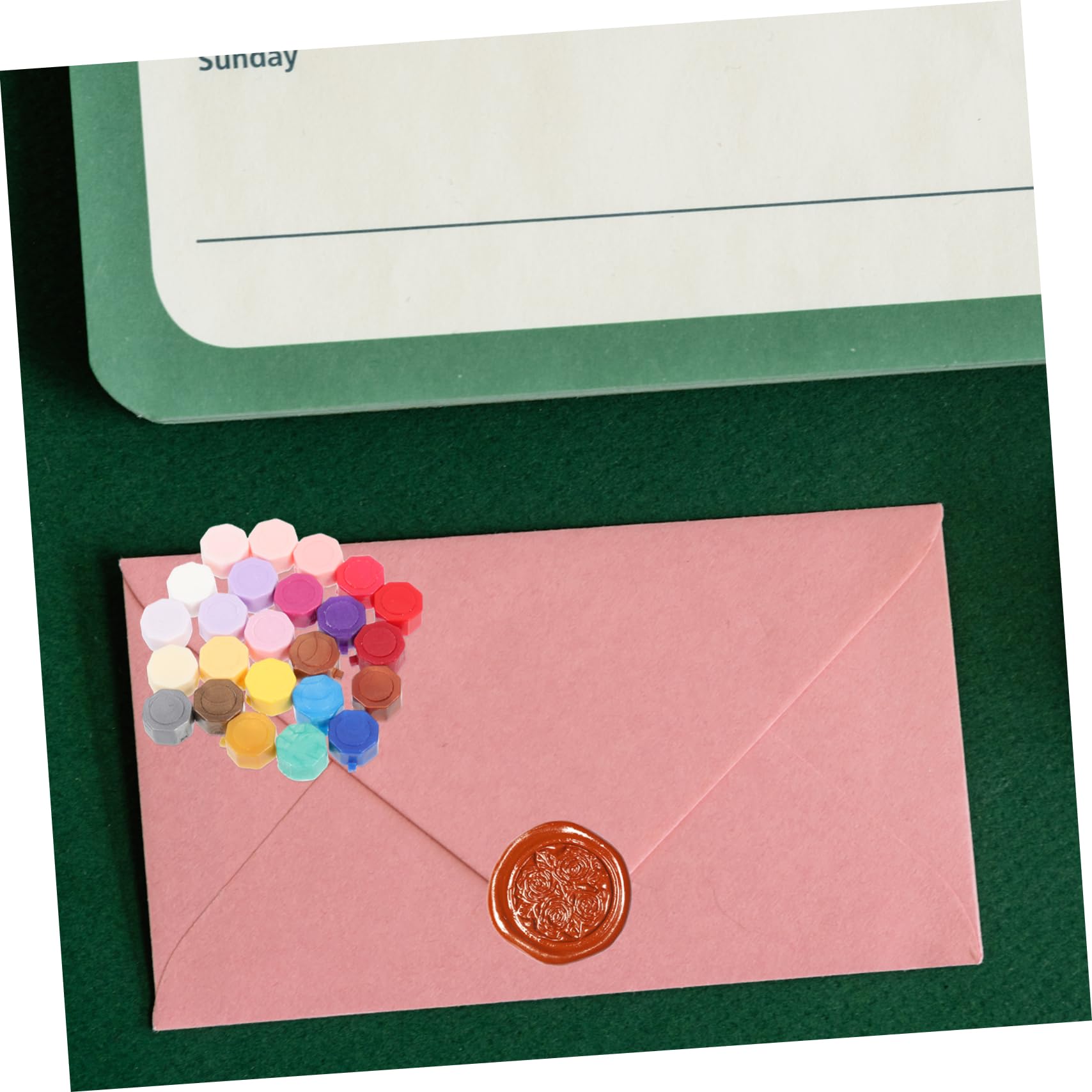 Perlas de Lacre para Hacer Tú Mismo, Caja de Cera de Colores para Sobres