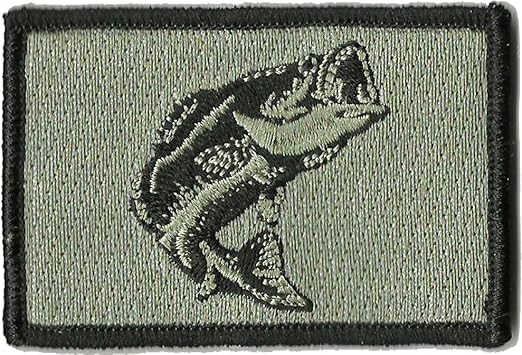 Tactical Wildlife Largemouth Bass Patch - Silver