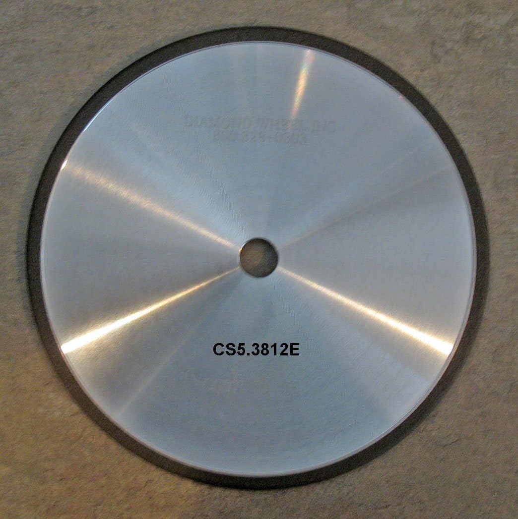 Super Abrasive CBN 5-3/4 inches. Chainsaw Wheels (12mm Arbor) for 3/8 and .404 Pitch Steel Chains for Stihl Sharpeners