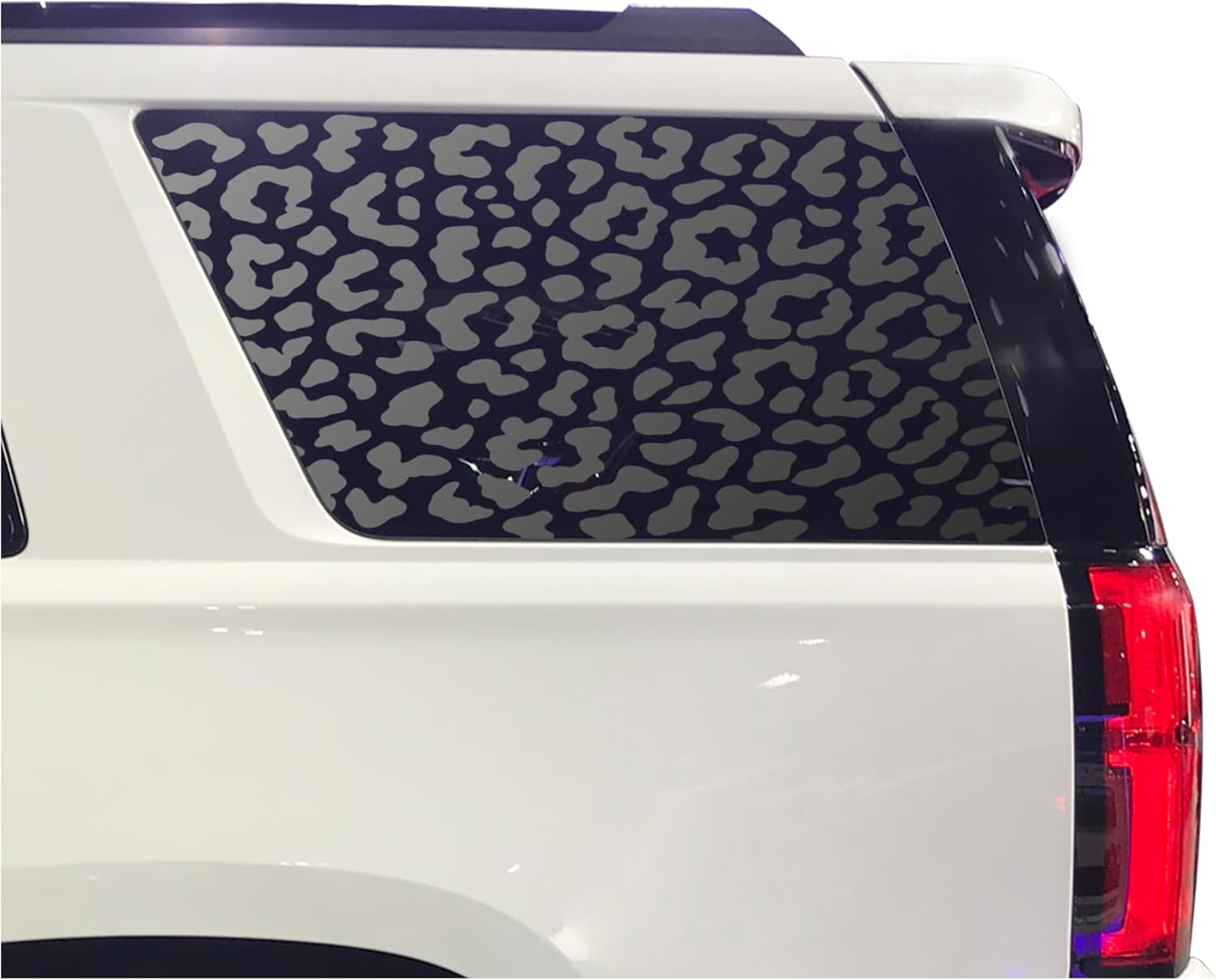 Cheetah print Decals For 2015-2020 Chevy Tahoe - 3rd Windows - Custom Design CT2-DG1.A
