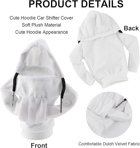 Miniatura 2 de Funda para palanca de cambios de automóvil, con capucha para decoración de automóvil, cubierta de palanca de cambios de ajuste universal, accesorios