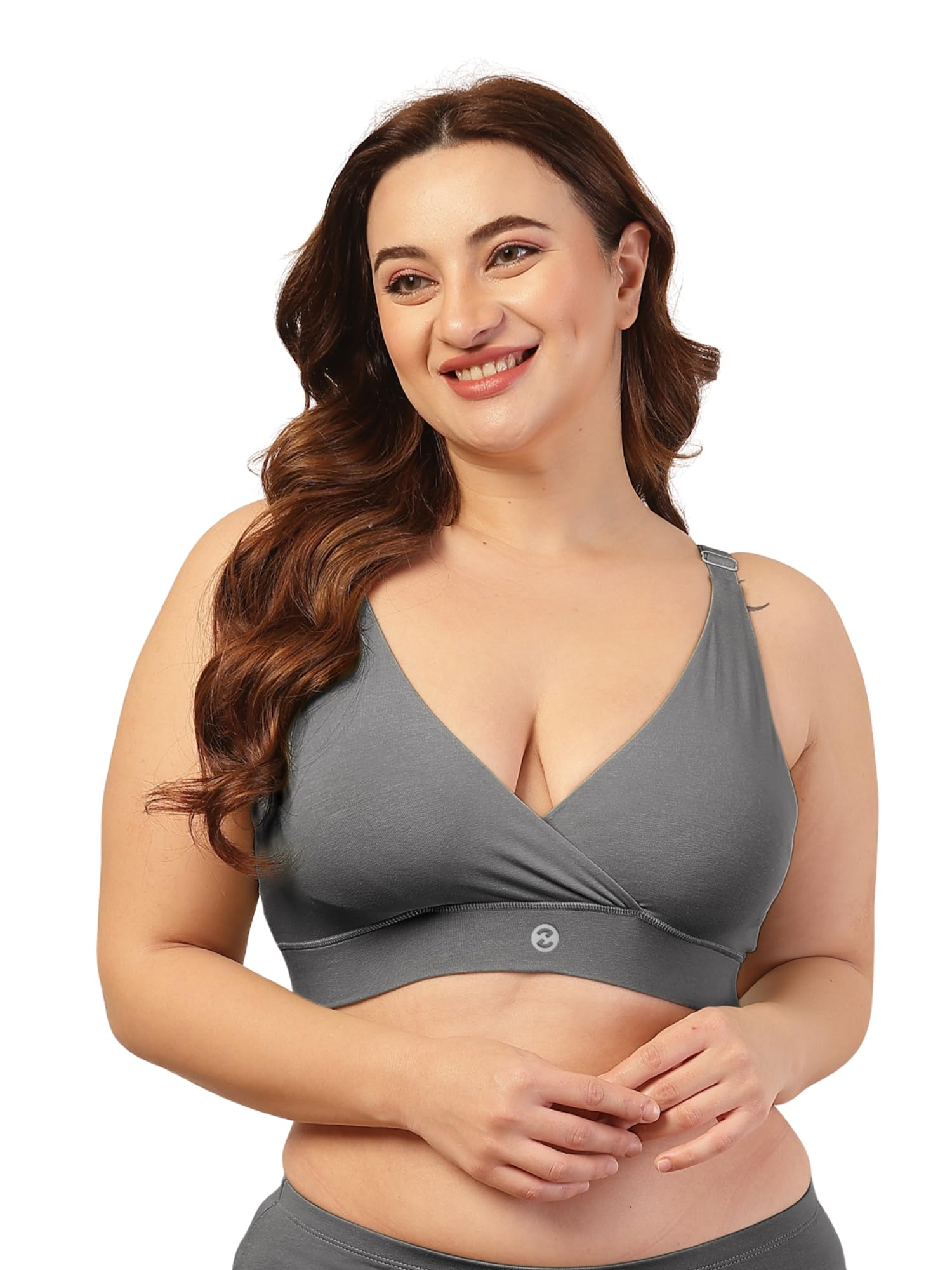 Zelena Cotton Maternity Adjustable Strap Bra For Women Feeding | Breast Feeding Bra For Women |Heavy Bust Maternity Bras For Pregnancy |Soft & Stretchable Nursing Bra |Pregnancy Bra For Pregnant Women
