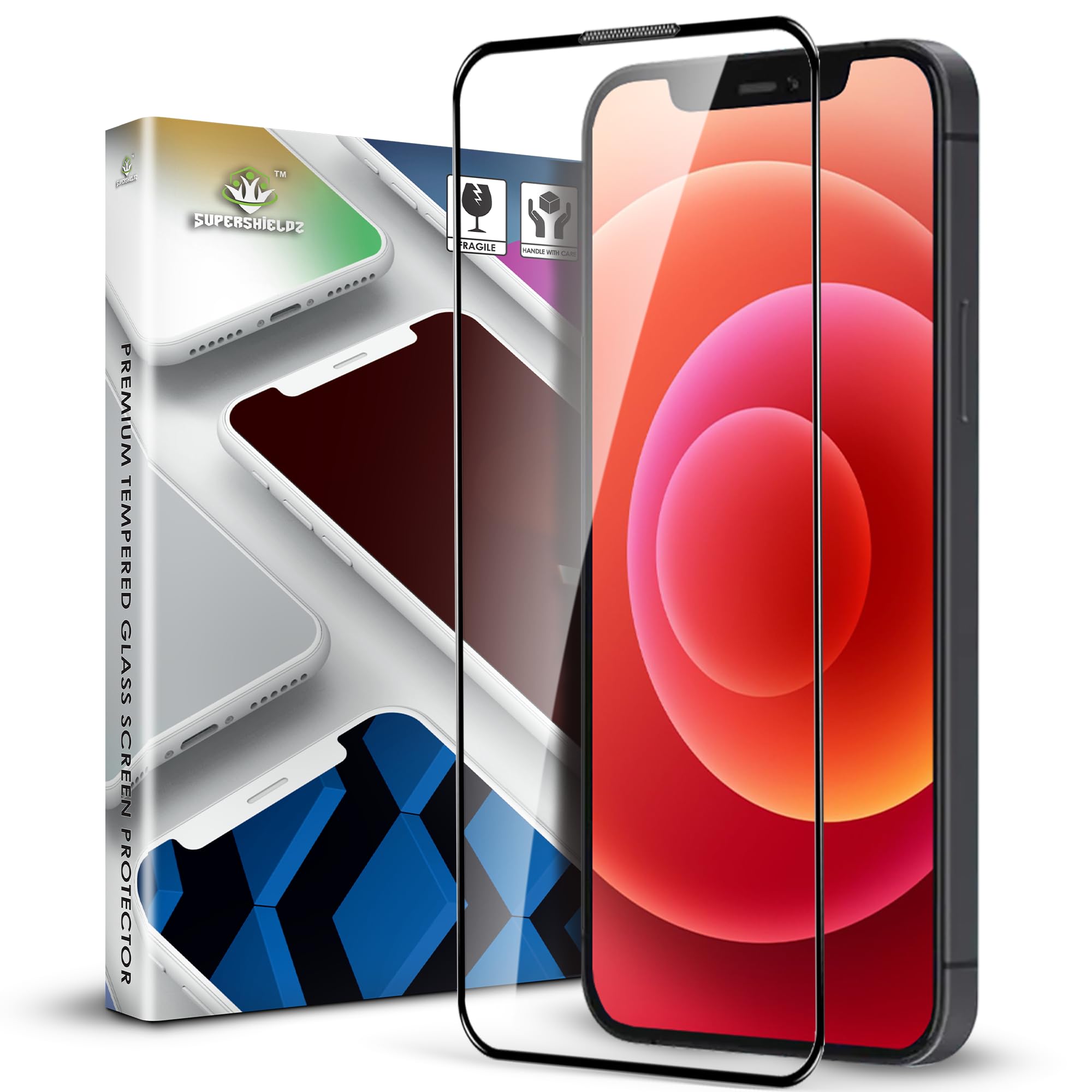 Supershieldz NeoGuard HD+ Tempered Glass Screen Protector Guard for iPhone 12 Mini, 9H Hardness, Anti-Static, Case-Friendly, Easy Installation Kit – 1 Pack-image-30