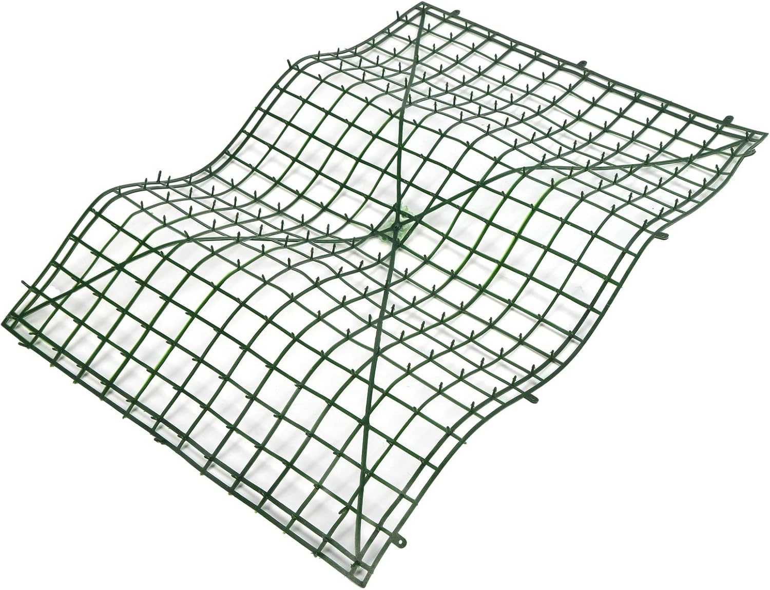 10pcs Artificial Flower Wall Decor Frame, Flower Grid