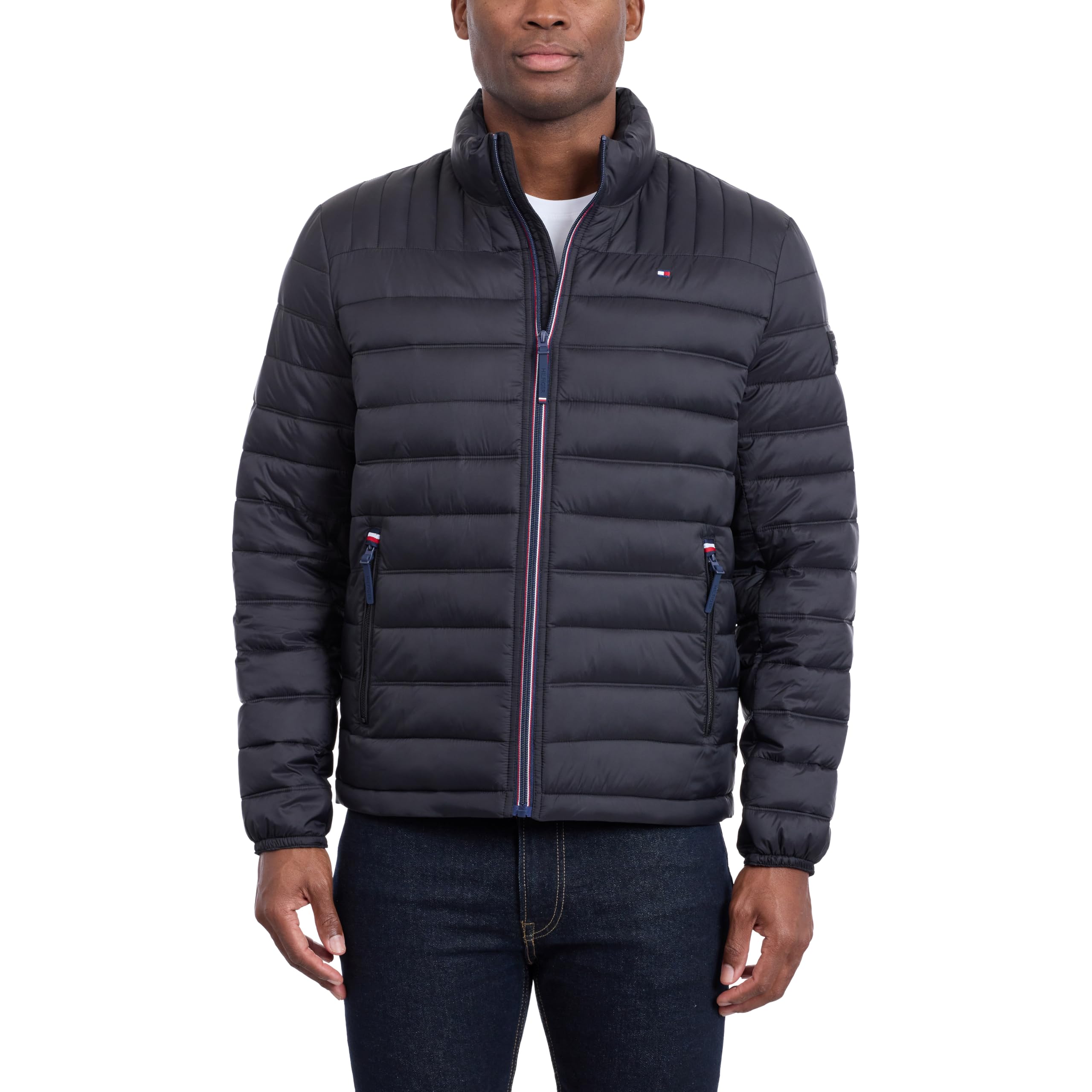 Tommy Hilfiger Męska lekka kurtka puchowa Legacy Ultra Loft, rozmiar standardowy i duży