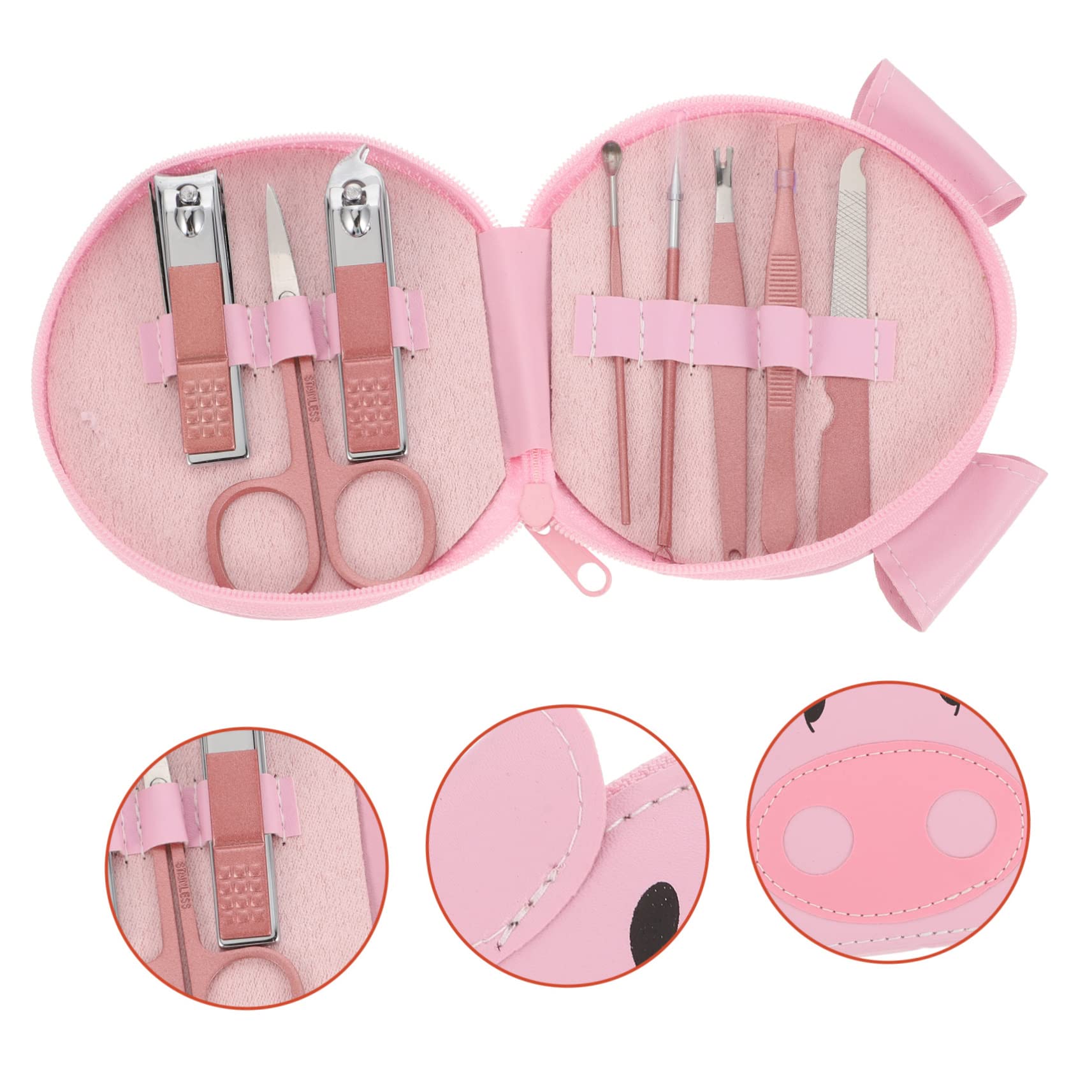 Healeved 3sets Per Manicure e Pedicure Inossidabile e Portatile Animati Utensili Per Unghie e Dei Per e