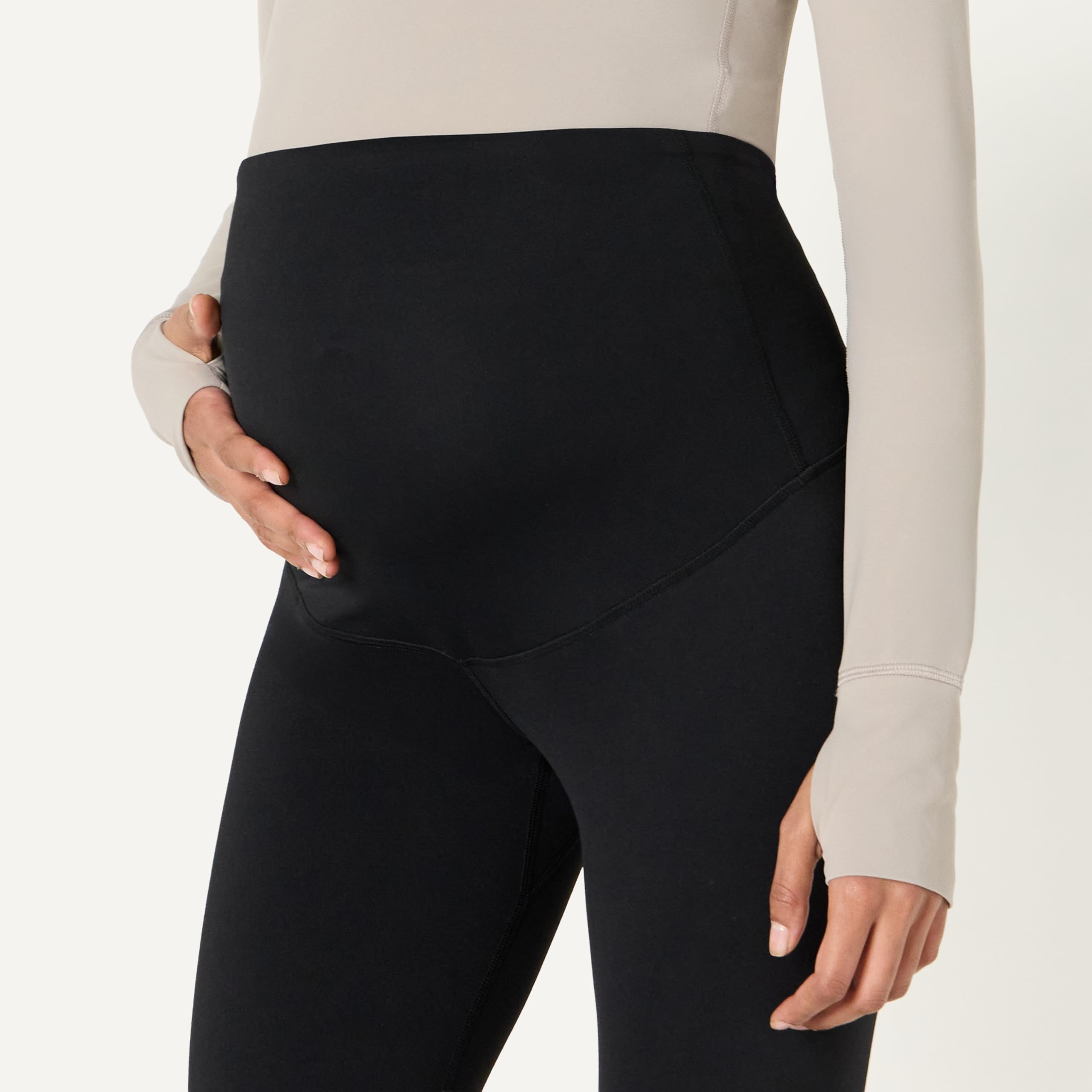 Amazon Essentials Damen Umstandsleggings, Active FormFlex butterweich mit Überbauchbund in voller Länge für Yoga und Workout