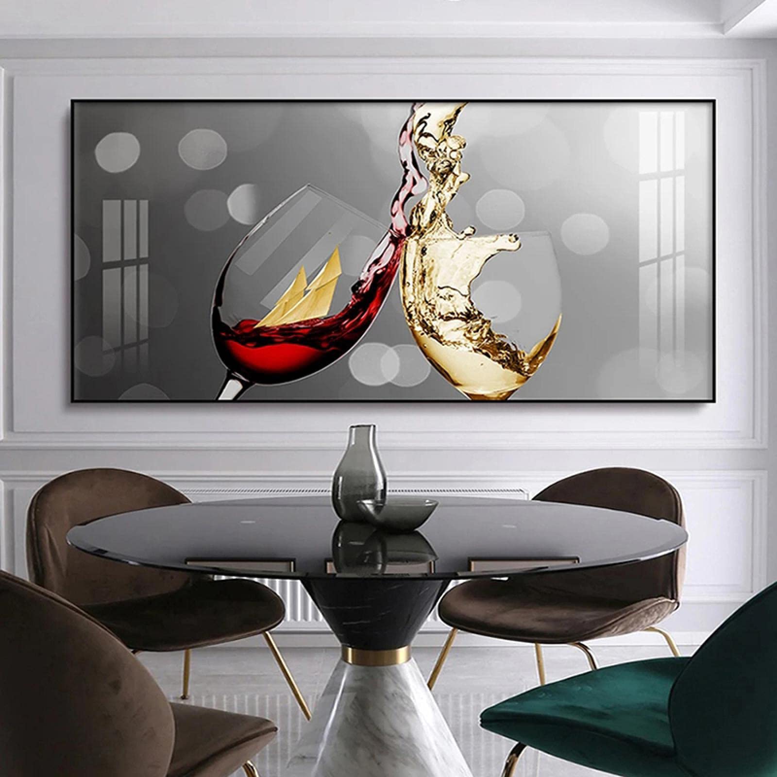 Impression Verre à Vin Rouge affiche murale pour bar restaurant - 6