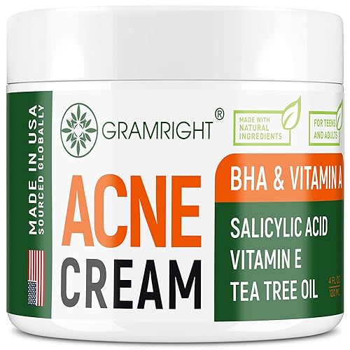 Crema facial para tratamiento del acnĂ© 4 onzas lĂquidas tratamiento de manchas para el acnĂ© para la cara y los puntos del acnĂ© aceite de árbol de tĂ© Crema facial para tratamiento del acnĂ© 4 onzas lĂquidas tratamiento de manchas para el acnĂ© para la cara y los puntos del acnĂ© aceite de árbol de tĂ©