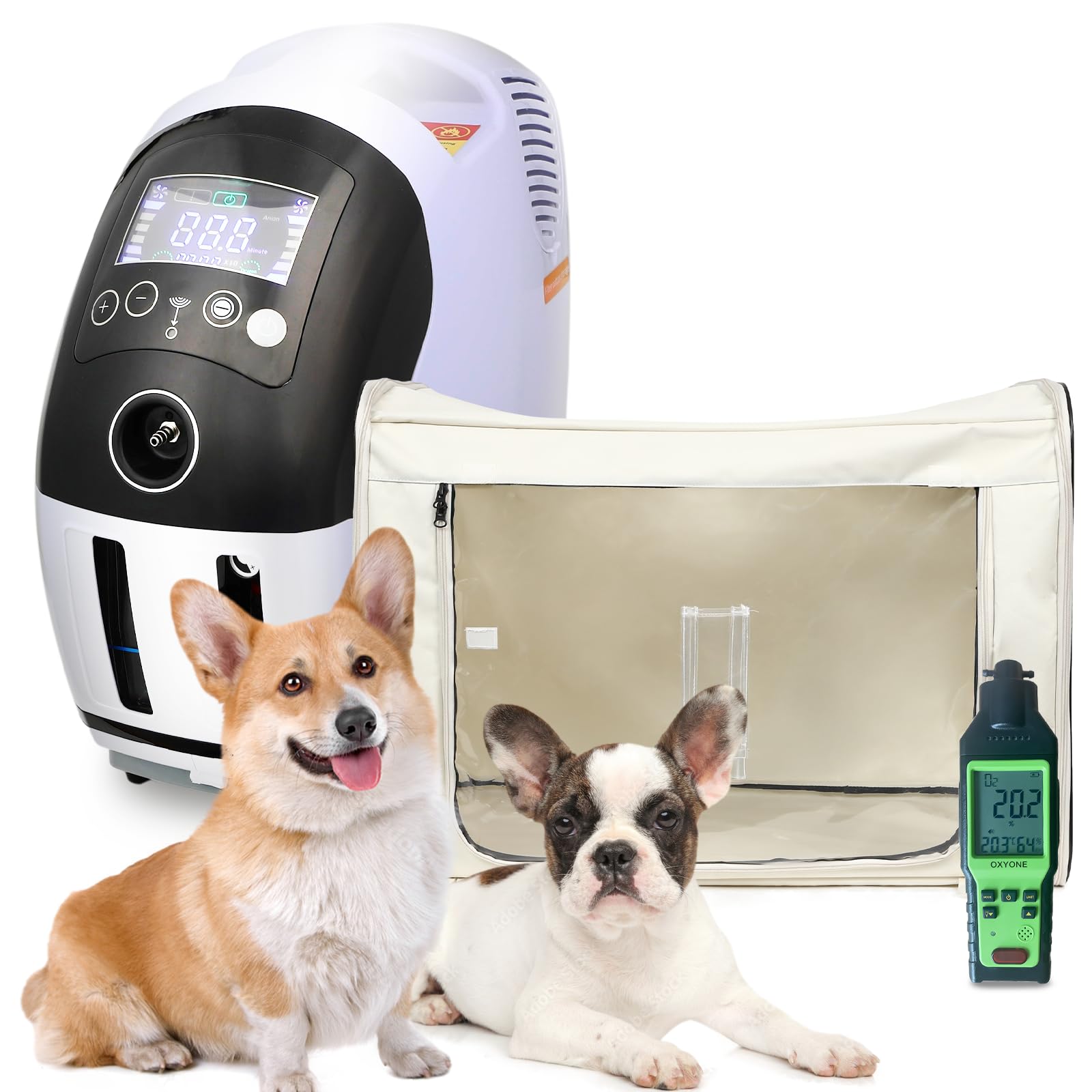 Amazon | 【獣医師監修】 中型犬・猫対応 プレミアム 酸素発生器 