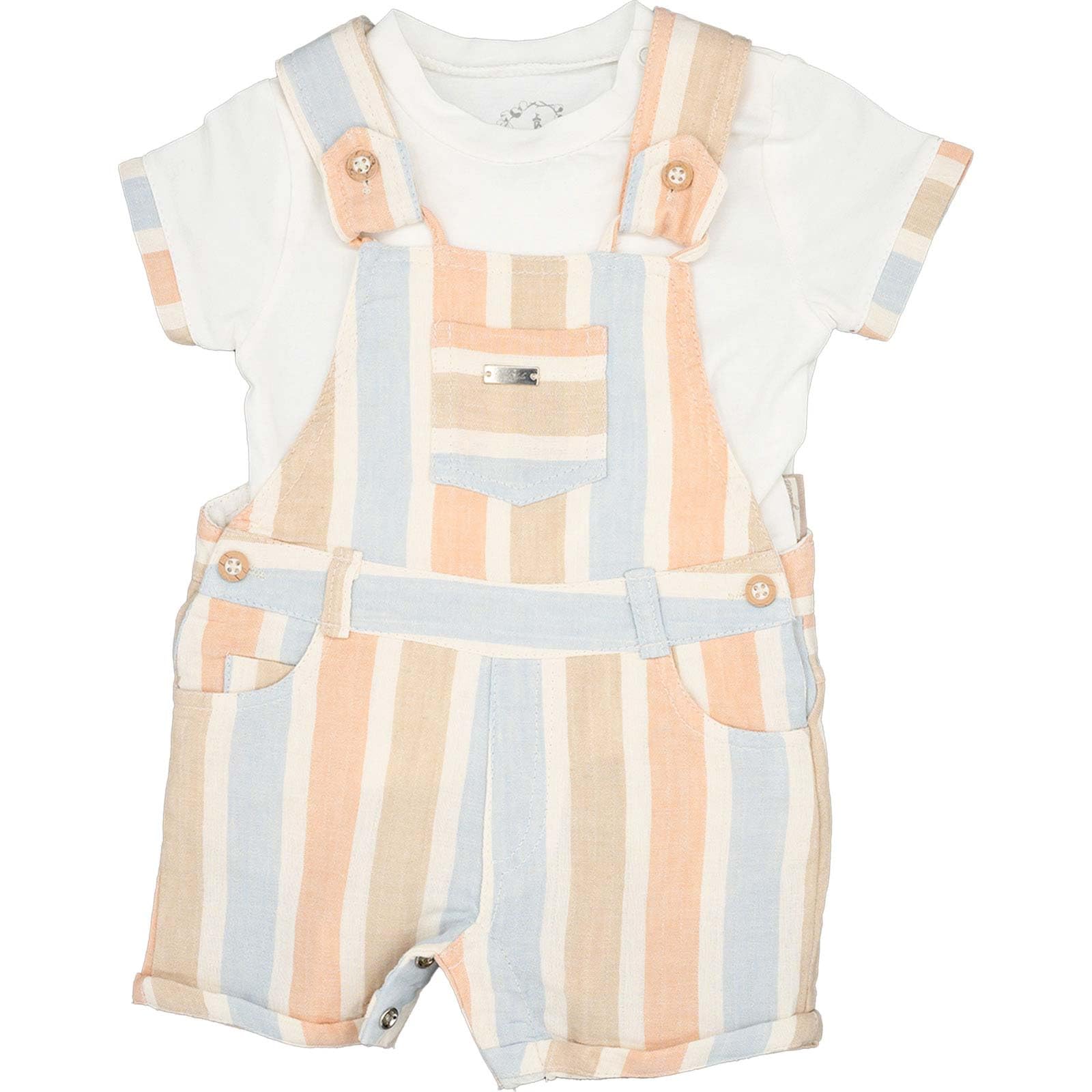 Zen Kids – Conjunto de mono corto y camiseta 12764-niño