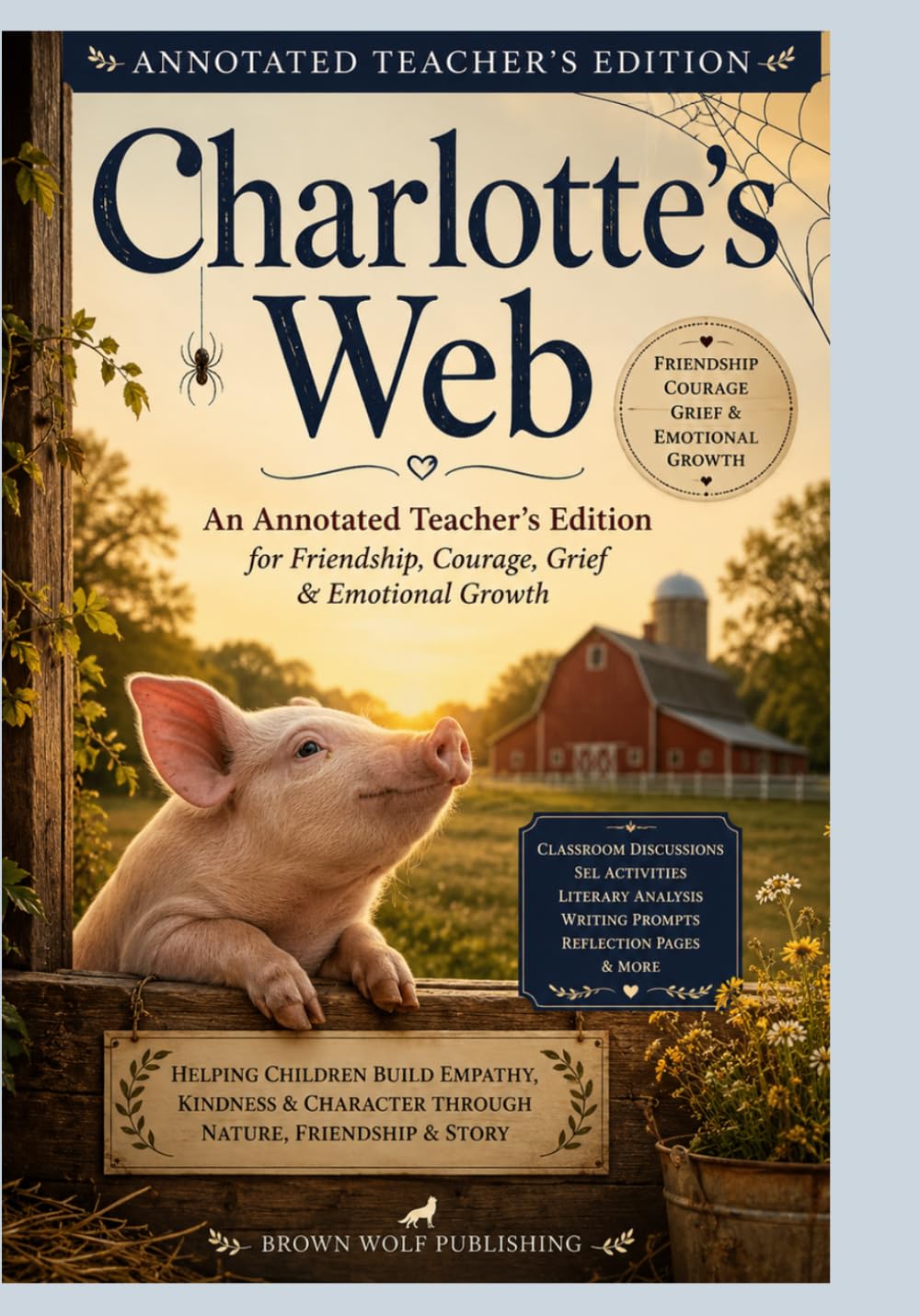 Charlotte's Web, Annotated: An Annotated Teacher’s Edition for Friendship, Courage, Grief & Emotional Growth