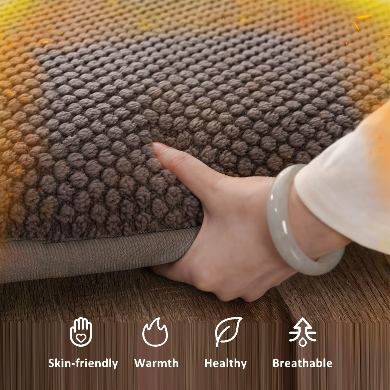 Rollen Sie Oben Futon-Bodenmatratze,Japanische Futonmatratze Für Kinder,Schlafmatratze Für Den Boden,Campingzelt 4cm Dick Isomatte,Tatami-Futonbett Matratzenauflage,Grau,100x200cm 39x79in