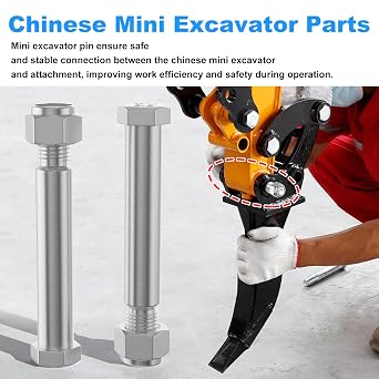 Mini Excavator Bucket Pins Replacement,0.98/25mm Mini Excavator Attachment