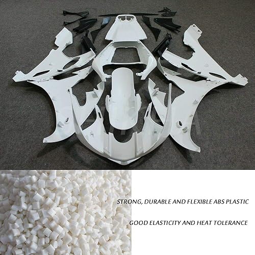 Miniatura 2 de Kit de carenado sin pintar de 19 Uds. Carenados de plástico ABS para Yamaha YZF R6 2003 2004 YZFR6S 2006 2007 2008 2009