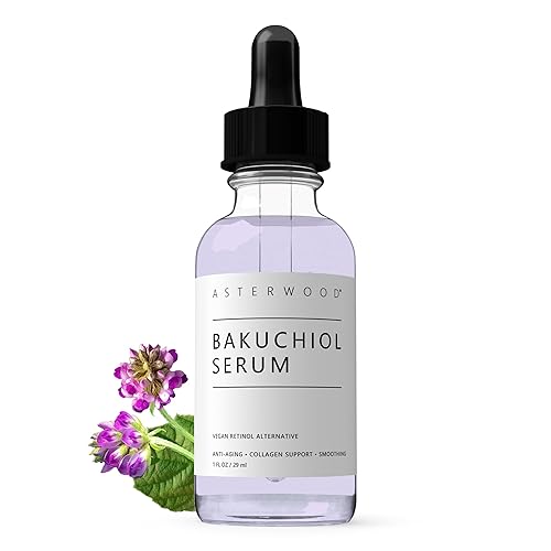 Suero Bakuchiol para la cara - Aceite de Bakuchiol alternativo al retinol - Regordete, antienvejecimiento y antiarrugas - Cuidado de la piel