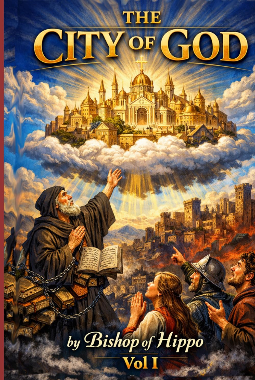 THE CITY OF GOD VOL I LARGE PRINT EDITION: Illustrated