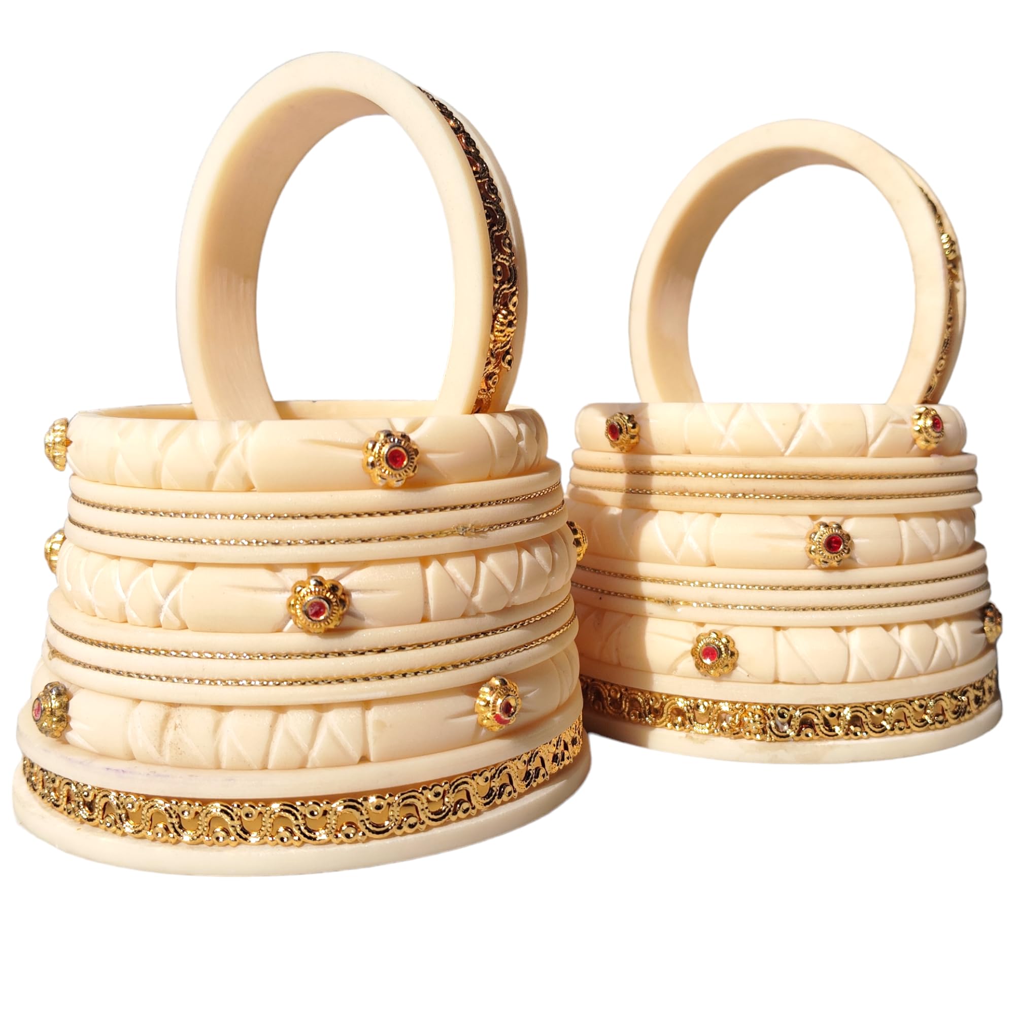 Fizuka Bangles Rajasthani Rajputi Shekhwati Dhalu Bhoor Chuda Bangles Set for women (2.4) (B0CX41TBNR) Amazon Price History, Amazon Price Tracker